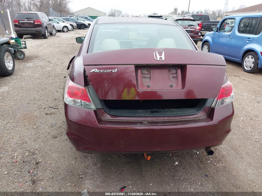 1HGCP26389A140652 2009 HONDA ACCORD photo no. 6