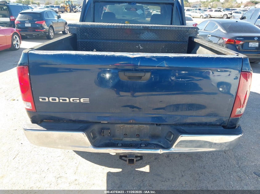 2003 Dodge Ram 1500 Slt/Laramie/St VIN: 1D7HA18D93S281677 Lot: 43753423