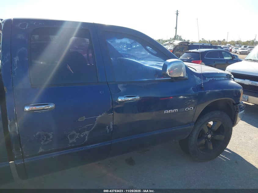 2003 Dodge Ram 1500 Slt/Laramie/St VIN: 1D7HA18D93S281677 Lot: 43753423