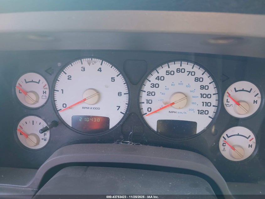 2003 Dodge Ram 1500 Slt/Laramie/St VIN: 1D7HA18D93S281677 Lot: 43753423