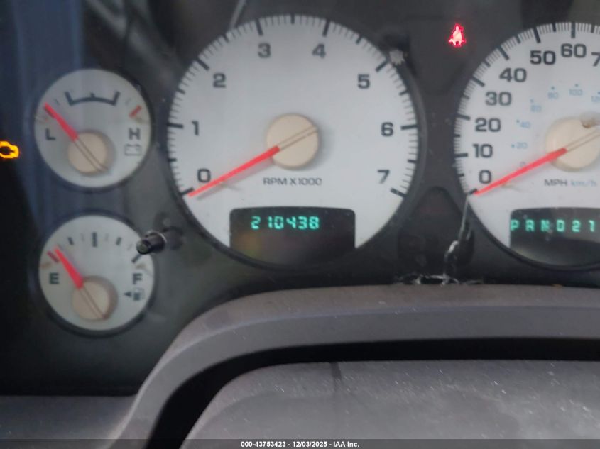 2003 Dodge Ram 1500 Slt/Laramie/St VIN: 1D7HA18D93S281677 Lot: 43753423