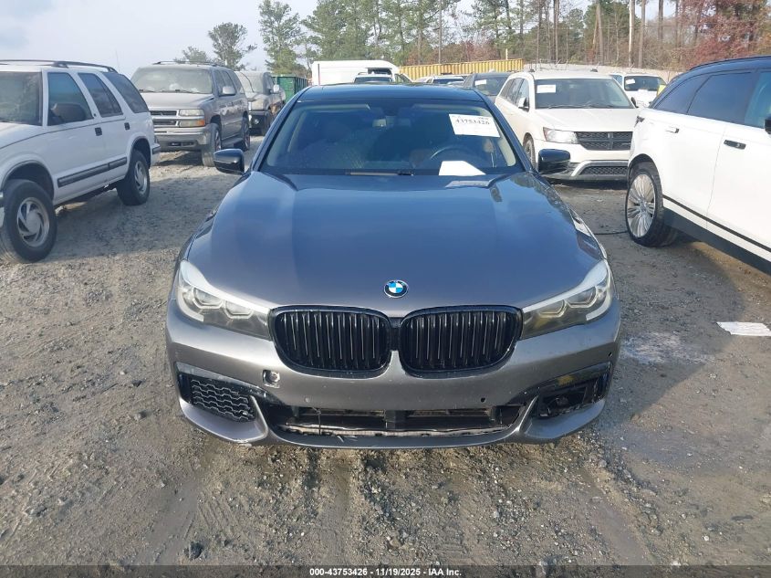2016 BMW 740I VIN: WBA7E2C57GG504630 Lot: 43753426