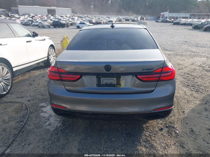 2016 BMW 740I VIN: WBA7E2C57GG504630 Lot: 43753426