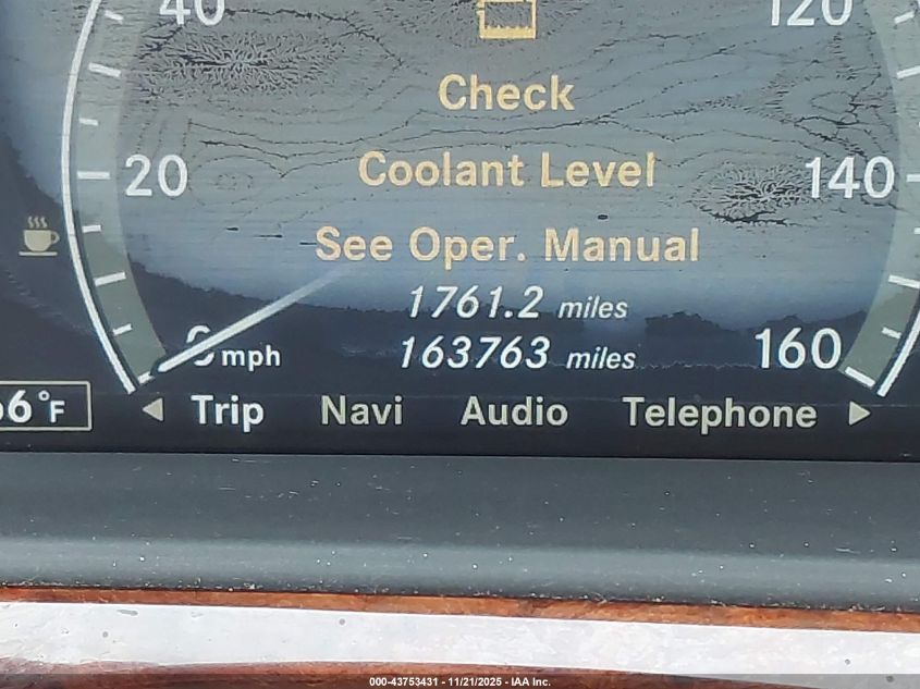 2010 Mercedes-Benz S 550 VIN: WDDNG7BB2AA315151 Lot: 43753431