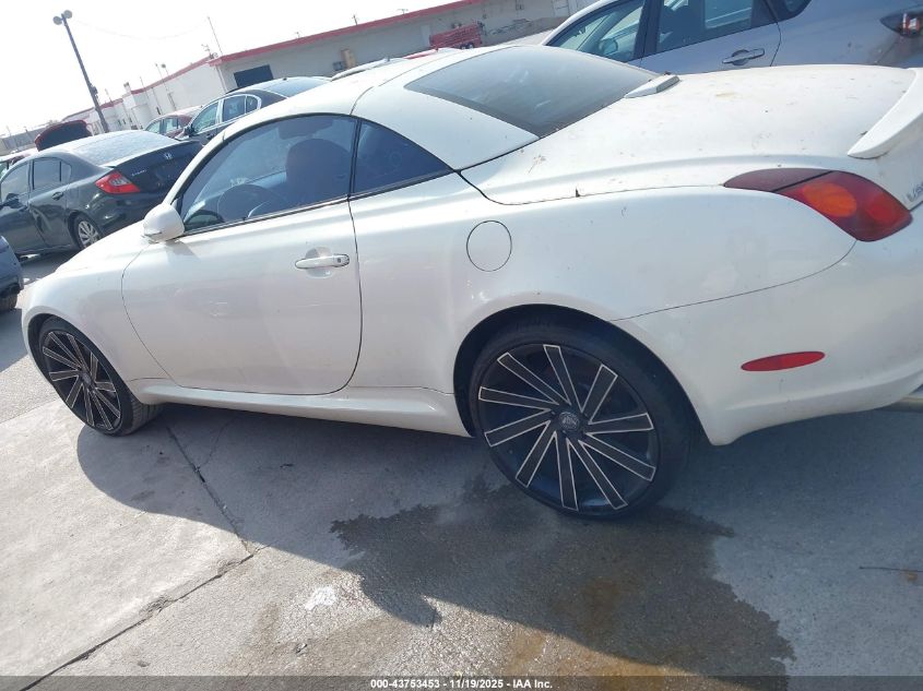 2003 Lexus Sc 430 VIN: JTHFN48Y430039500 Lot: 43753453