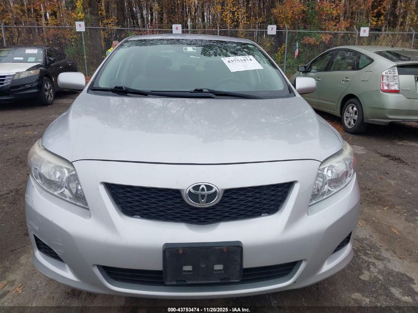 2009 Toyota Corolla Le VIN: JTDBL40E19J017593 Lot: 43753474
