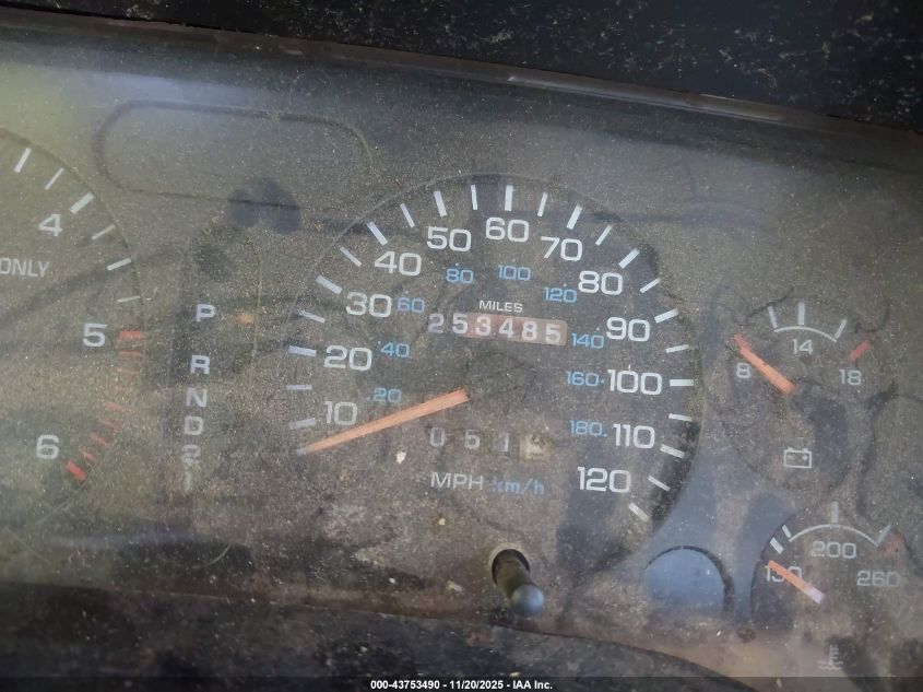 1996 Dodge Ram 1500 VIN: 3B7HC13Z2TG199353 Lot: 43753490