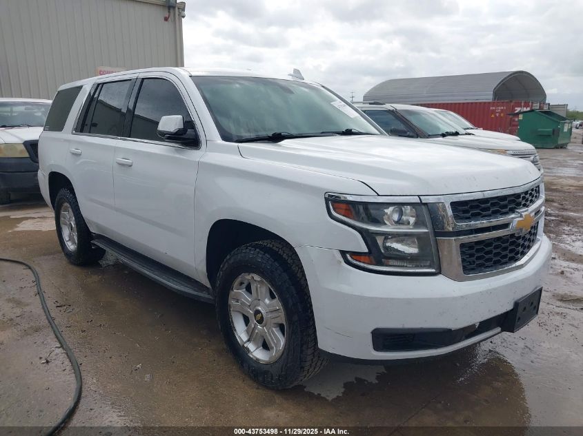 CHEVROLET TAHOE COMMERCIAL FLEET