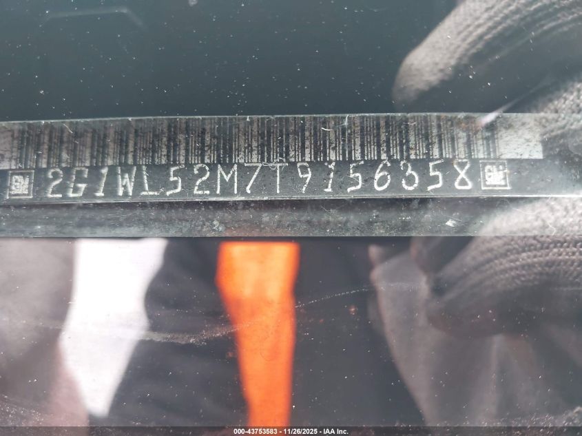 1996 Chevrolet Lumina VIN: 2G1WL52M7T9156358 Lot: 43753583