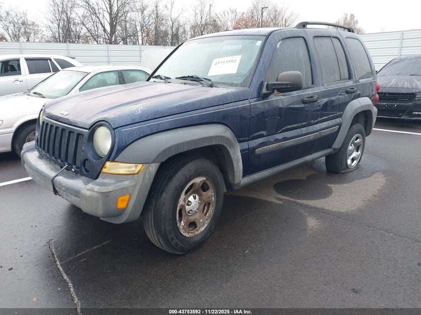 1J4GK48K67W540993 2007 JEEP LIBERTY (NORTH AMERICA) photo no. 2
