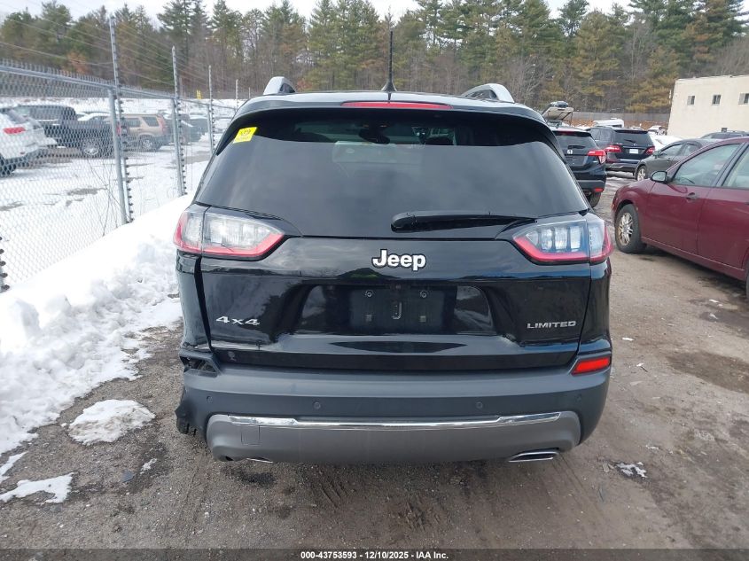 2021 Jeep Cherokee Limited 4X4 VIN: 1C4PJMDX2MD204808 Lot: 43753593