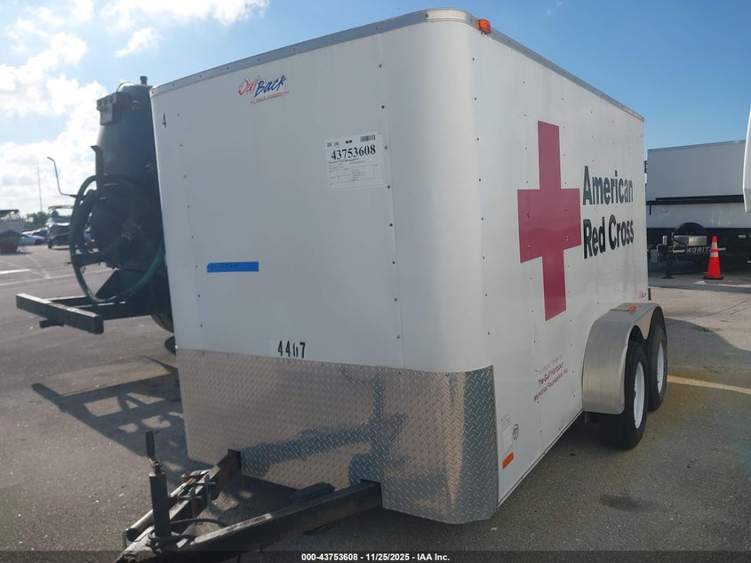 Vin: 53pfb121xcg224318, lot: 44249006, pace enclosedtrailer 20112