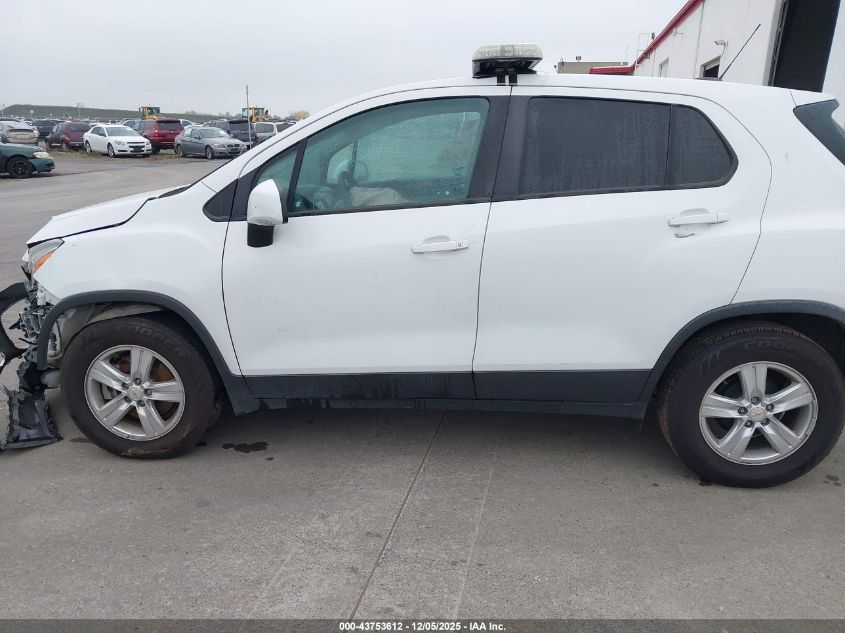 2020 Chevrolet Trax Fwd Ls VIN: KL7CJKSB3LB022813 Lot: 43753612