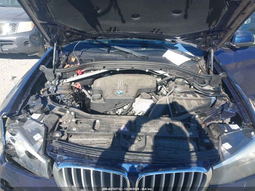 2016 BMW X3 Sdrive28I VIN: 5UXWZ7C54G0M83937 Lot: 43753732