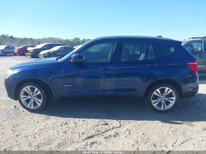 2016 BMW X3 Sdrive28I VIN: 5UXWZ7C54G0M83937 Lot: 43753732