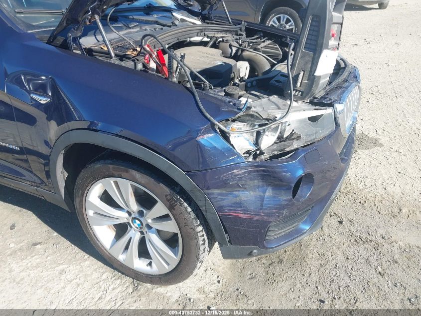 2016 BMW X3 Sdrive28I VIN: 5UXWZ7C54G0M83937 Lot: 43753732