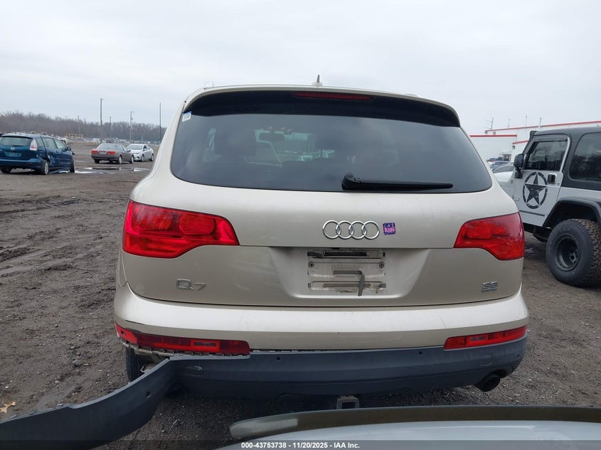 2008 Audi Q7 3.6 Premium VIN: WA1BY74L38D019137 Lot: 43753738