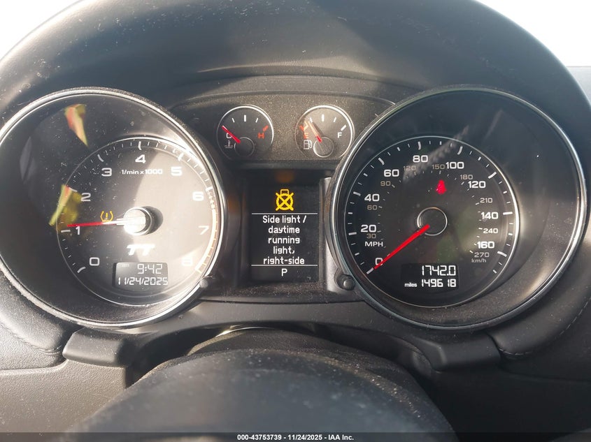 2010 Audi Tt 2.0T Premium VIN: TRUFFAFK7A1015846 Lot: 43753739