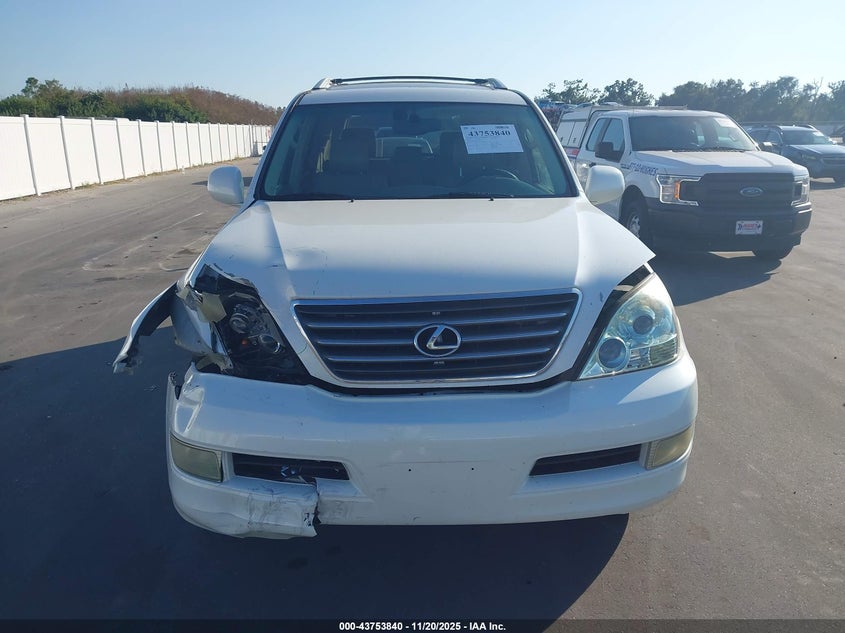 2004 Lexus Gx 470 VIN: JTJBT20X240049647 Lot: 43753840