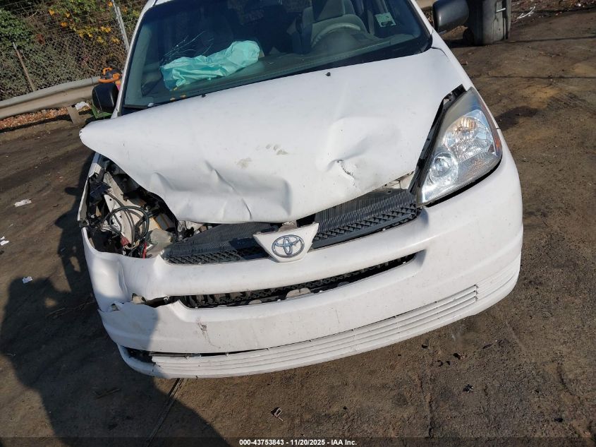 2005 Toyota Sienna Ce VIN: 5TDZA23C55S294053 Lot: 43753843