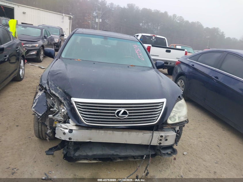 2006 Lexus Ls 430 VIN: JTHBN36F065039804 Lot: 43753869