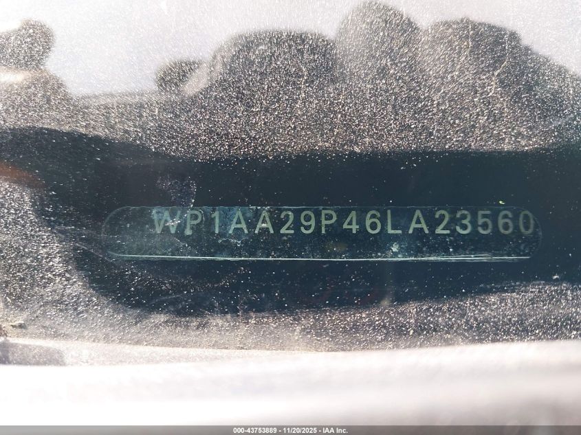 2006 Porsche Cayenne VIN: WP1AA29P46LA23560 Lot: 43753889