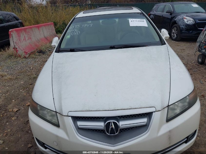 2008 Acura Tl 3.2 VIN: 19UUA66278A028444 Lot: 43753949