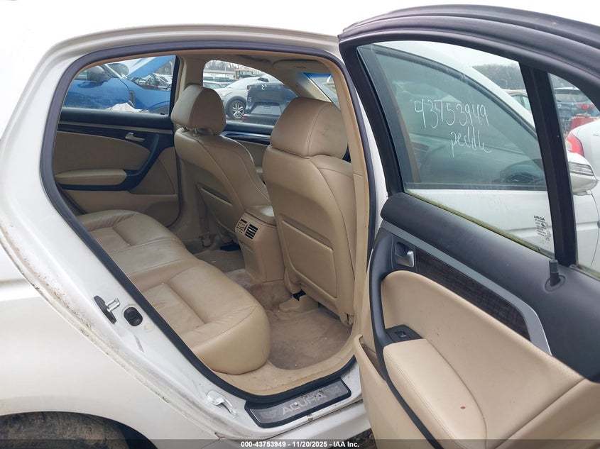 2008 Acura Tl 3.2 VIN: 19UUA66278A028444 Lot: 43753949