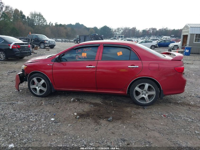 2009 Toyota Corolla VIN: 2T1BU40EX9C143718 Lot: 43753973