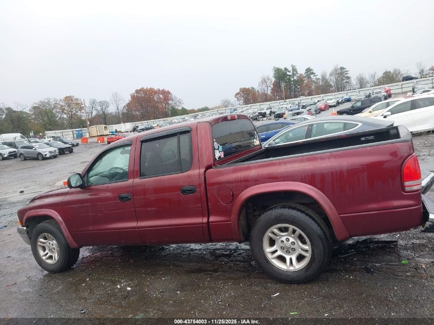 2003 Dodge Dakota Slt VIN: 1D7HL48N13S339785 Lot: 43754003