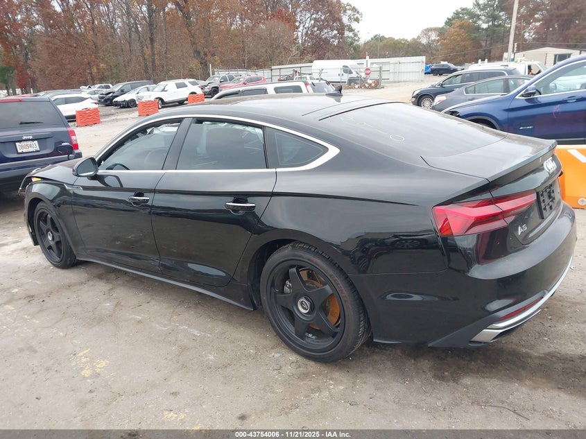 2020 Audi A5 Sportback Premium 45 Tfsi Quattro S Tronic VIN: WAUANCF55LA004910 Lot: 43754006
