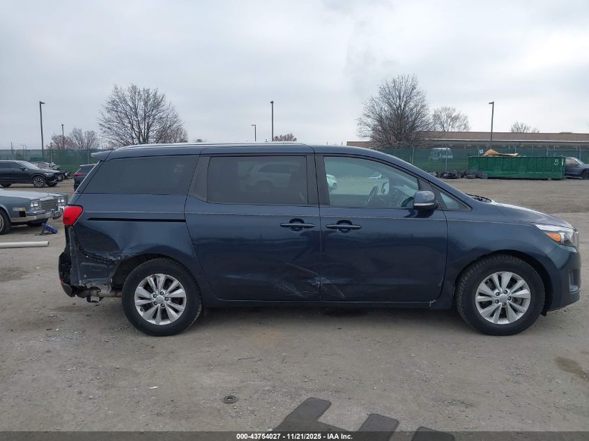 2017 Kia Sedona Lx VIN: KNDMB5C12H6254881 Lot: 43754027