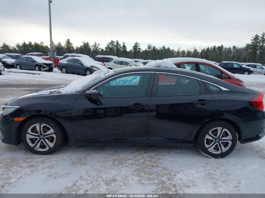 2016 Honda Civic Lx VIN: 19XFC2F53GE208973 Lot: 43754045