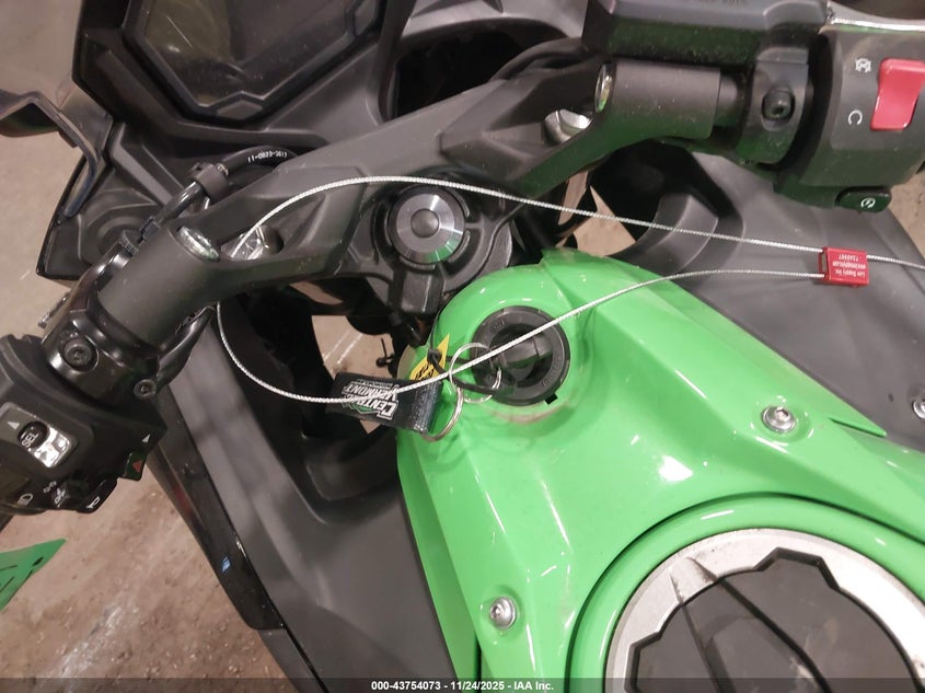 2024 Kawasaki Ex650 P VIN: ML5EXEP10RDAB7053 Lot: 43754073