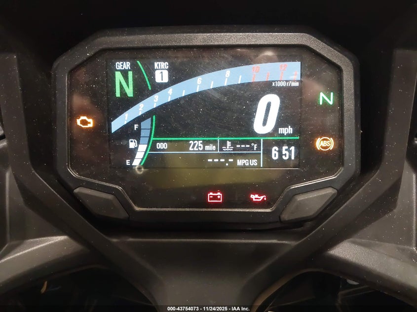 2024 Kawasaki Ex650 P VIN: ML5EXEP10RDAB7053 Lot: 43754073