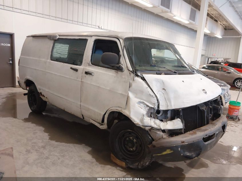 2001 Dodge Ram Van 3500 Commercial/Commercial Non-Maxi VIN: 2B7LB31Z31K554638 Lot: 43754101