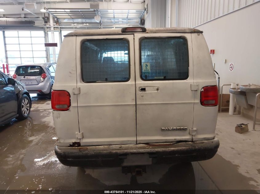 2001 Dodge Ram Van 3500 Commercial/Commercial Non-Maxi VIN: 2B7LB31Z31K554638 Lot: 43754101