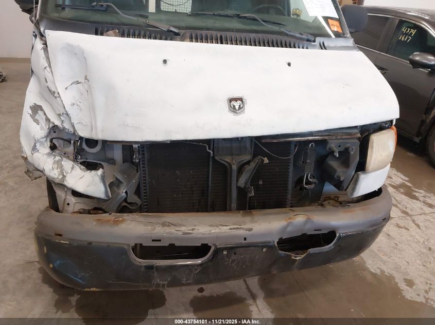 2001 Dodge Ram Van 3500 Commercial/Commercial Non-Maxi VIN: 2B7LB31Z31K554638 Lot: 43754101