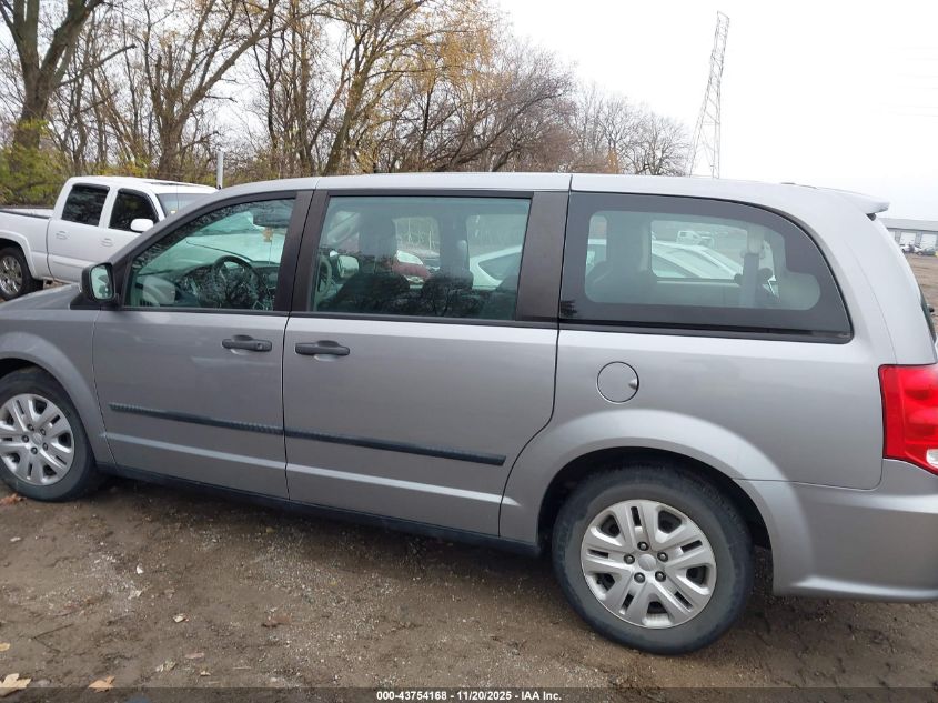 2016 Dodge Grand Caravan American Value Pkg VIN: 2C4RDGBG3GR227486 Lot: 43754168