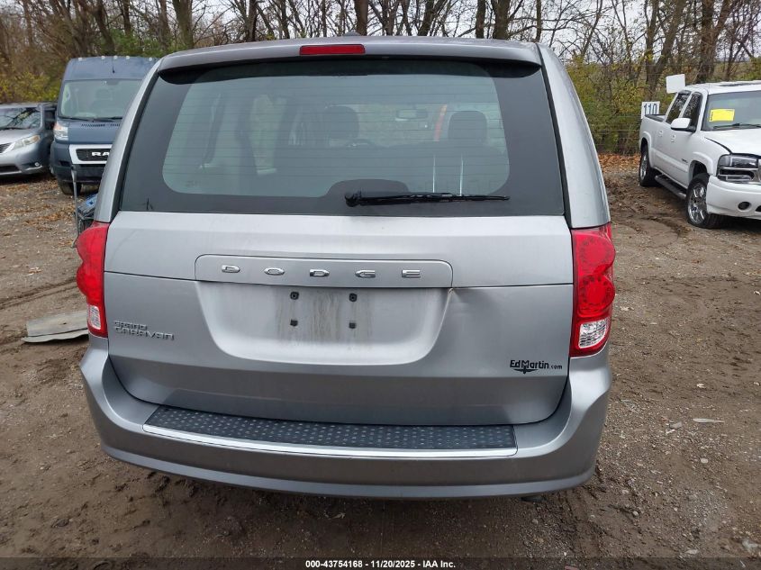 2016 Dodge Grand Caravan American Value Pkg VIN: 2C4RDGBG3GR227486 Lot: 43754168
