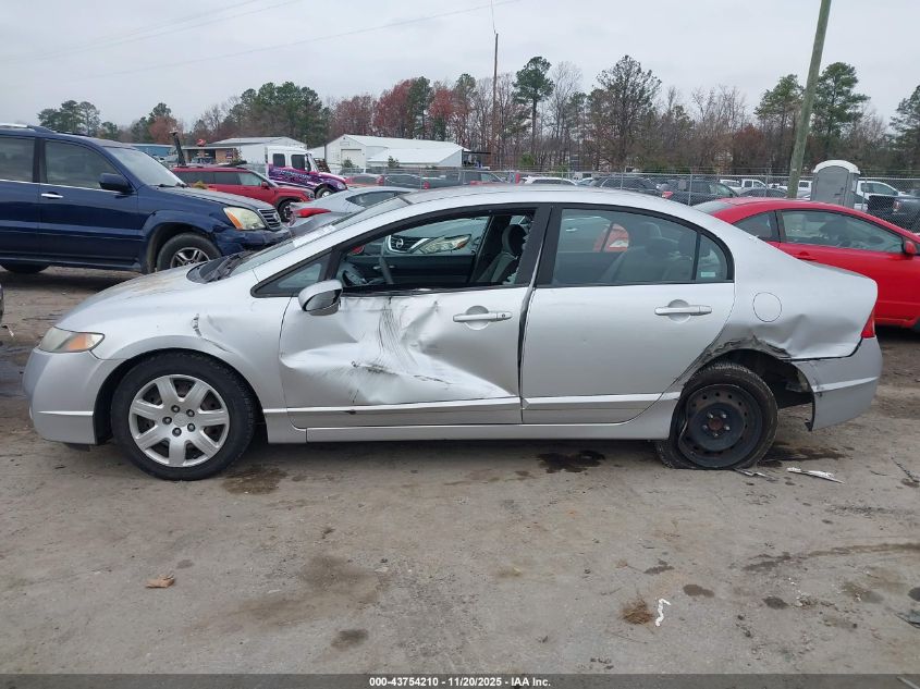 2009 Honda Civic Lx VIN: 19XFA16559E023780 Lot: 43754210