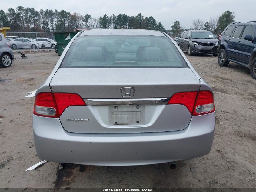 2009 Honda Civic Lx VIN: 19XFA16559E023780 Lot: 43754210