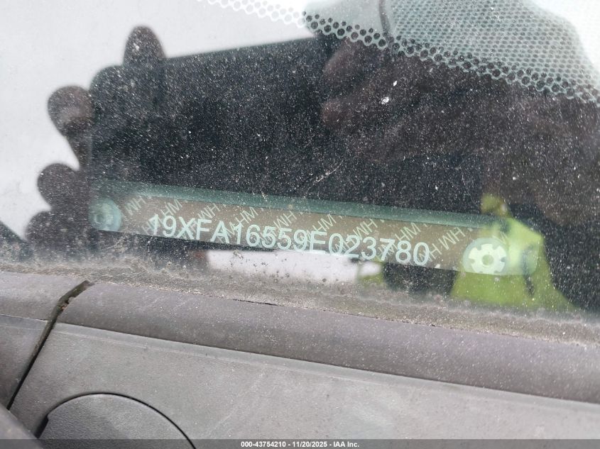 2009 Honda Civic Lx VIN: 19XFA16559E023780 Lot: 43754210