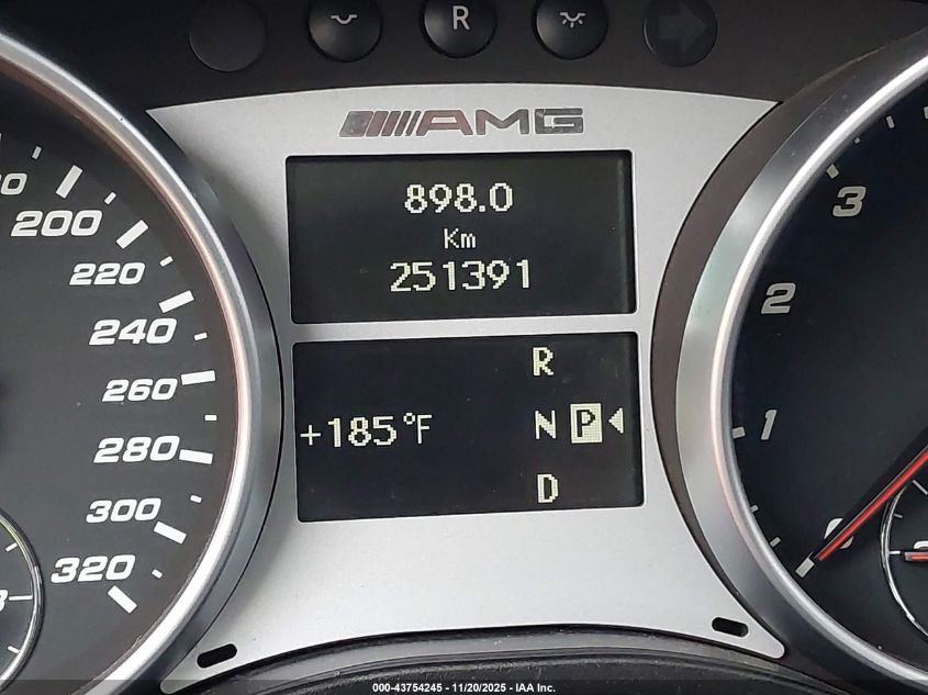 2008 Mercedes-Benz Ml63Amg VIN: 4JGBB77E88A362432 Lot: 43754245