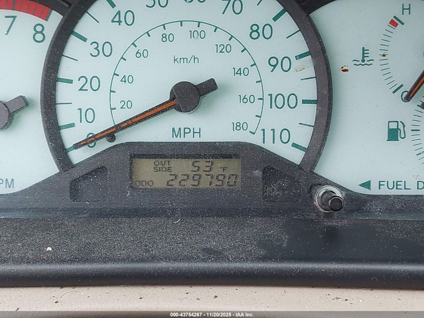 2003 Toyota Corolla Le VIN: JTDBR32E130018021 Lot: 43754267