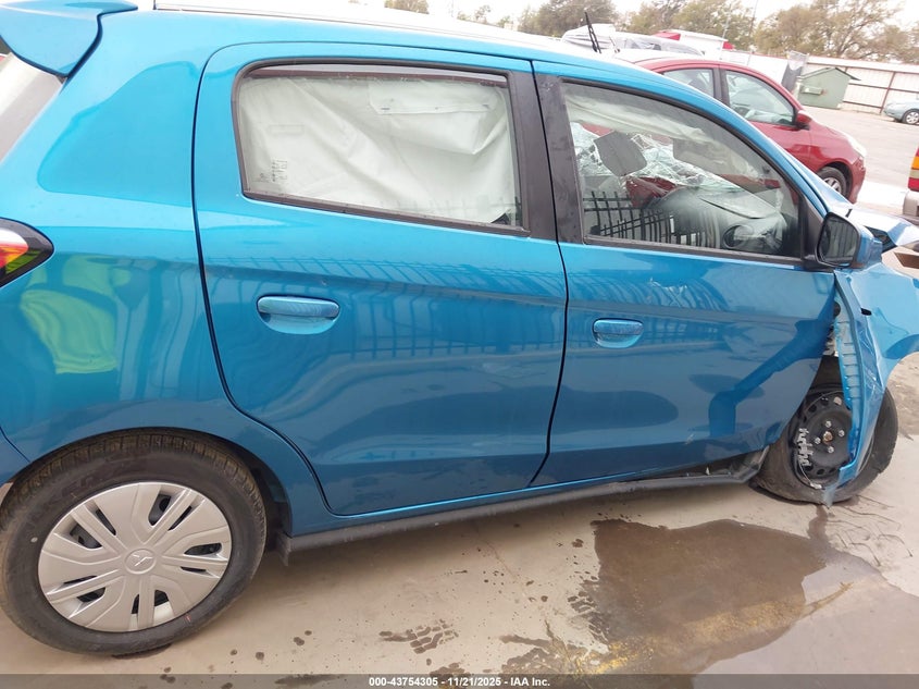 2024 Mitsubishi Mirage Es/Le VIN: ML32AUHJ6RH034911 Lot: 43754305