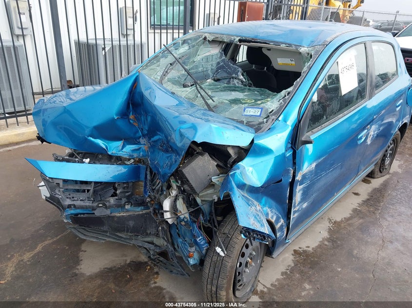 2024 Mitsubishi Mirage Es/Le VIN: ML32AUHJ6RH034911 Lot: 43754305