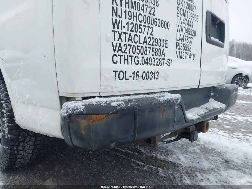 2016 Chevrolet Express 2500 Work Van VIN: 1GCWGAFF5G1190289 Lot: 43754316