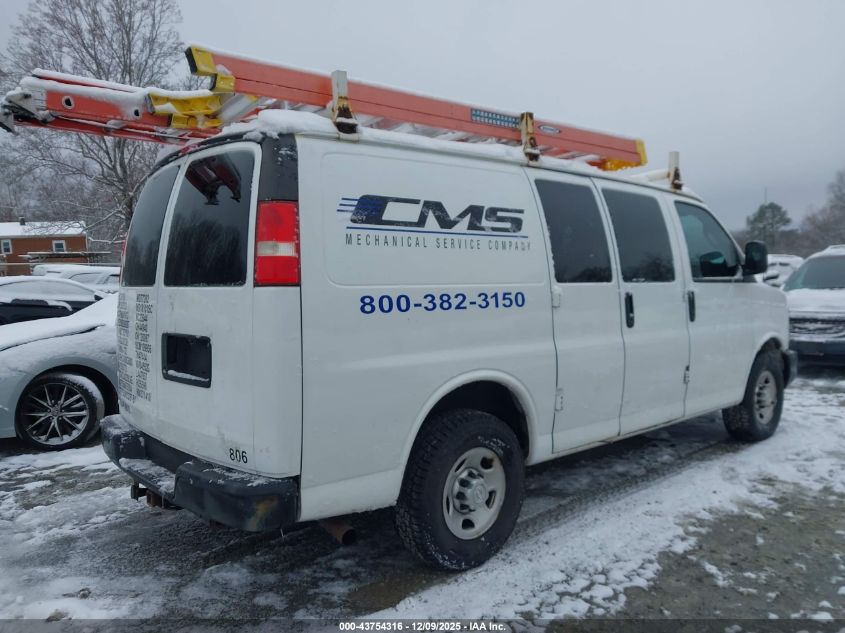 2016 Chevrolet Express 2500 Work Van VIN: 1GCWGAFF5G1190289 Lot: 43754316