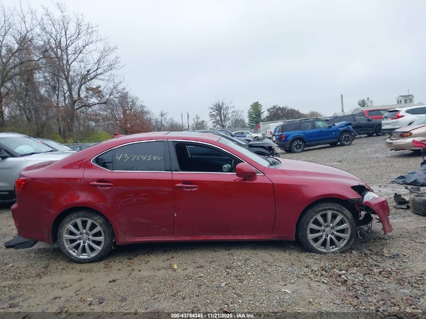 2008 Lexus Is 250 VIN: JTHCK262985021809 Lot: 43754345